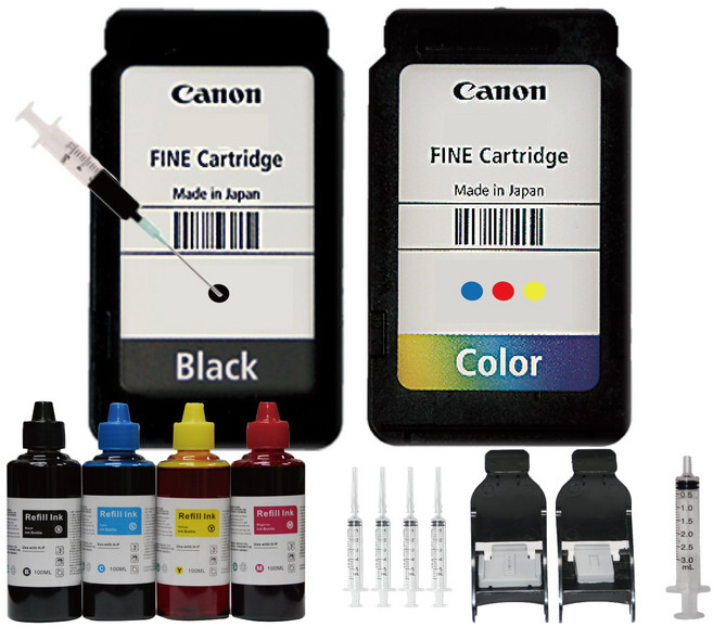 캐논잉크 PG-945 CL-946 정품세트 MG3090 MG2590 TR4590 MX499, 셀프충전 무한리필킷 945+946세트(할인가), 1개