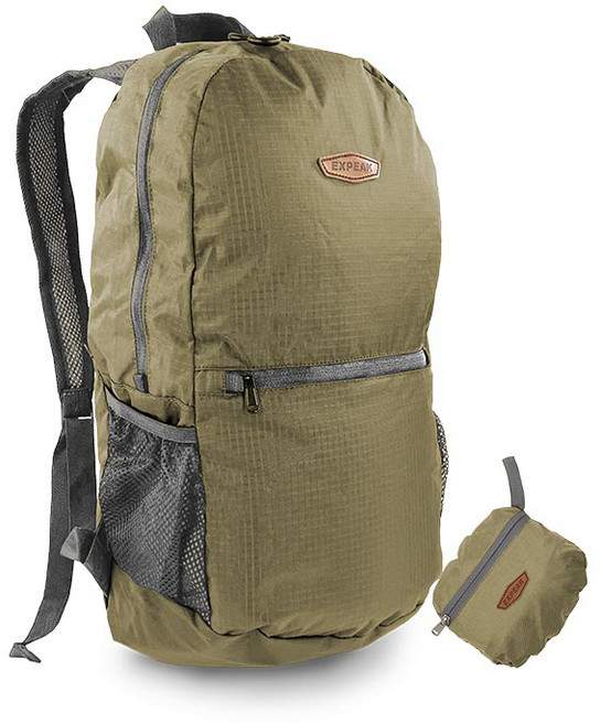 엑스피크 컴팩트 폴딩 백팩 10L, 베이지