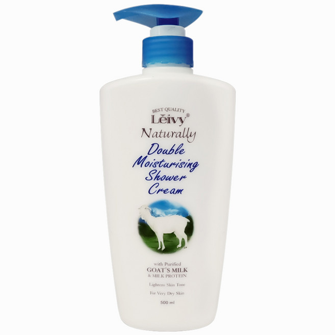 레이비 내추럴리 산양유 더블 모이스처링 샤워 크림, 1개, 500ml