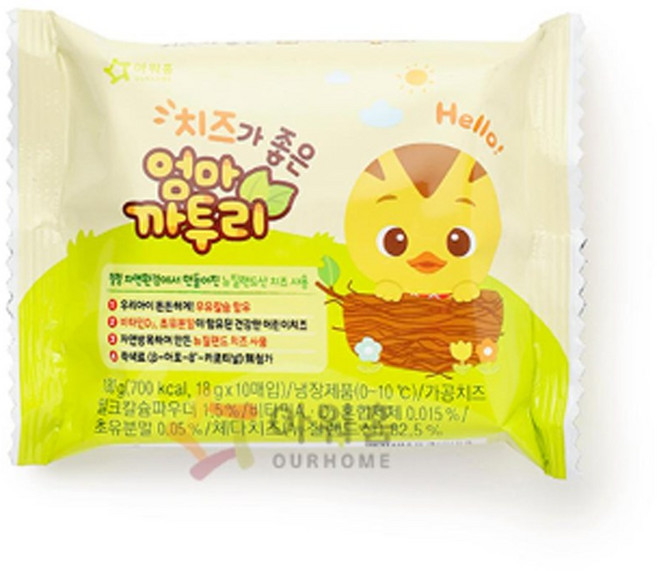 아워홈 치즈가좋은 엄마까투리 180g (18gx10개입), 1개