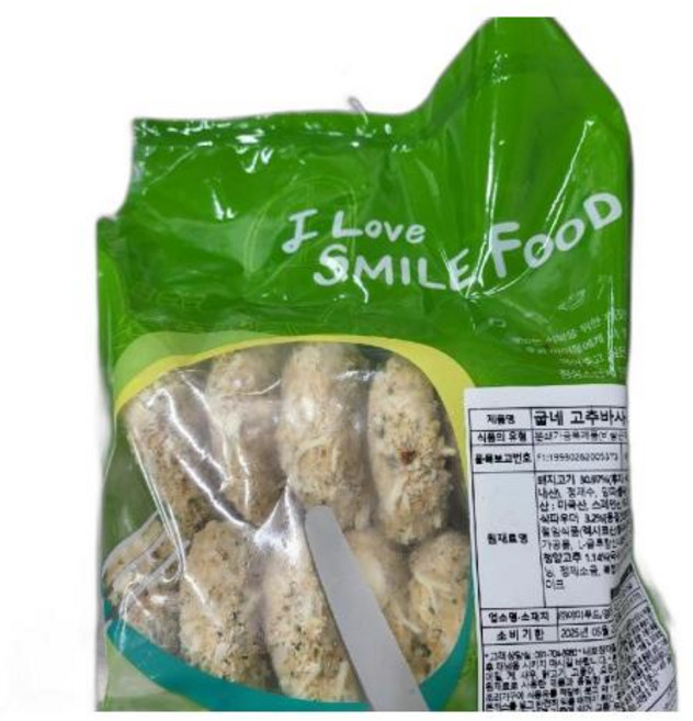 굽네고추바사삭돈카츠볼 야미, 1개, 800g