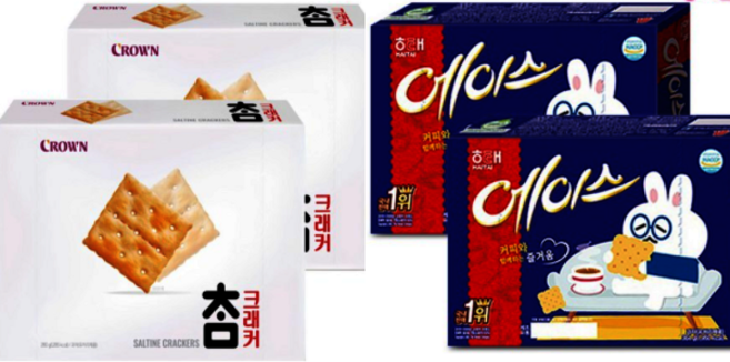 에이스 + 참크래커, 4개, 364g