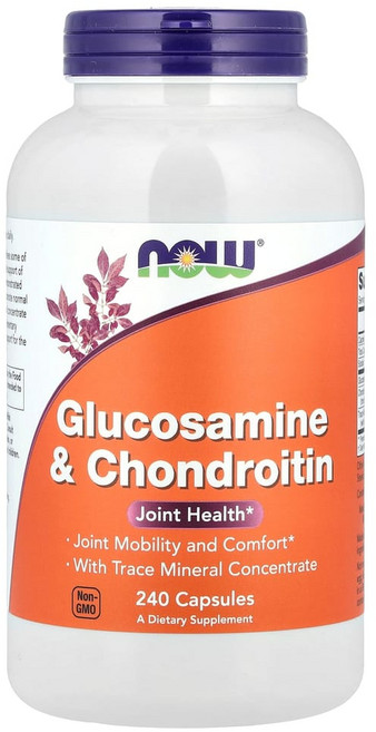 나우푸드 글루코사민 & 콘드로이틴 식물성 캡슐 240정, 1개