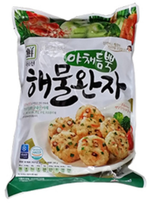 대림선 야채듬뿍 해물완자 냉동, (대림냉동) 야채듬뿍해물완자 1000g x2개, 2개, 1kg