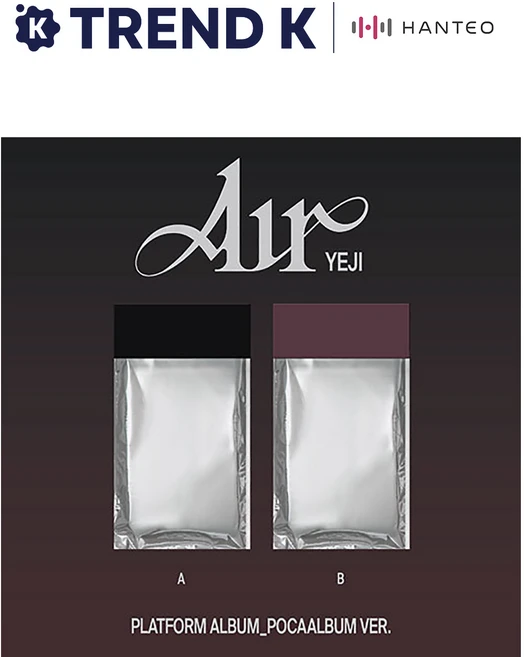 있지 예지 앨범 [Air] 플랫폼 ITZY YEJI 에어 PLATFORM POCAALBUM Ver. (미개봉), A Ver(블랙) - 쿠팡