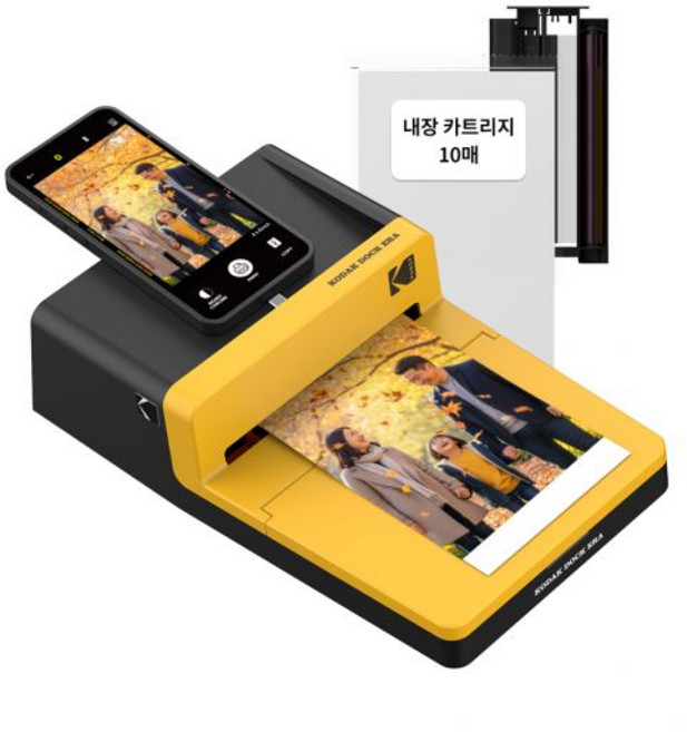 코닥 포토프린터 사진인화기 도크 ERA + 카트리지 10매 D600, 단품