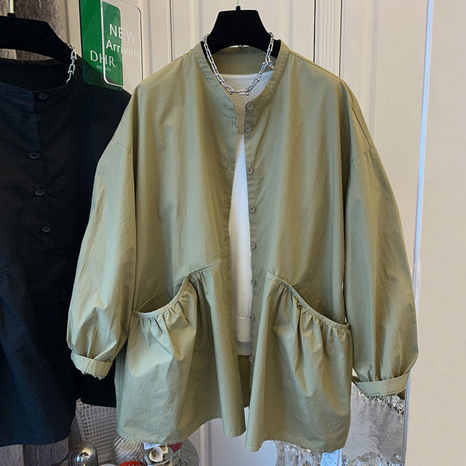 남녀공용 봄 가을 간절기 무지 캐주얼 윈드브레이커 바람막이 자켓 점퍼 아우터 캐주얼윈드재킷