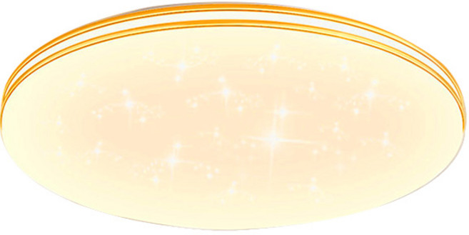 月樺燈飾 星空LED吸頂燈 全光譜無極調光 APP無線遙控 智能高亮 適用臥室客廳 直徑60cm 8000lm, 60CM 8000lm 智能高亮護眼款