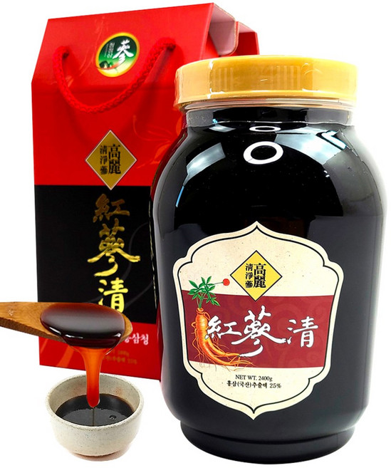 고려홍삼청 정품, 2.4kg, 8개