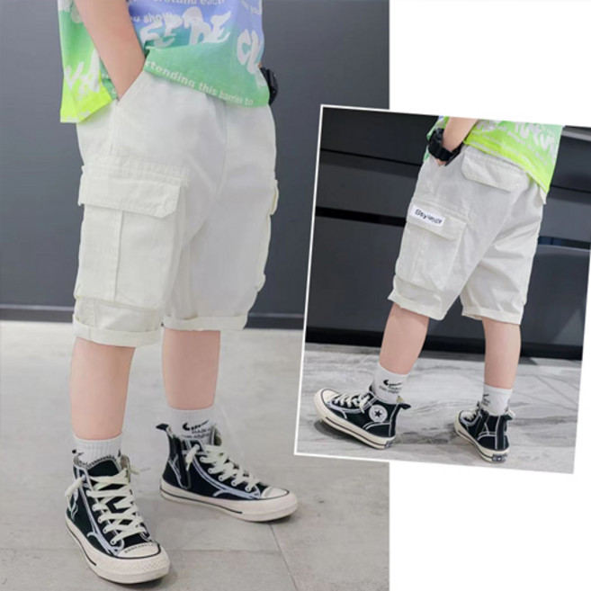 헬로가든 마크포켓 반바지