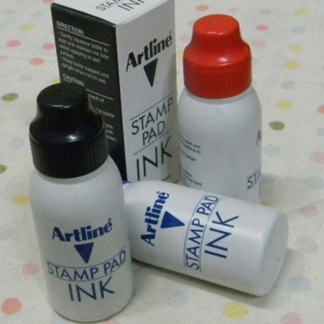 Shachihata 50ml 대용량으로 알뜰하게-일본 사찌하타 Artline 스탬프 리필 잉크 HA564-2, 청색