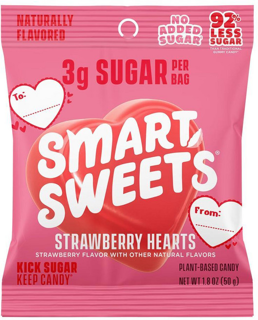 스마트스위츠 딸기 하트 젤리 51g 14개입, 1g