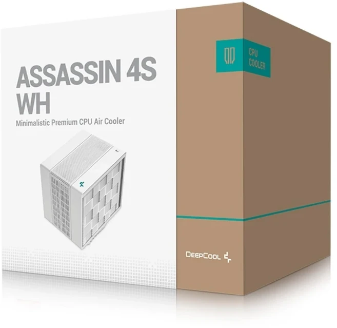 DEEPCOOL ASSASSIN IV 7 히트 파이프 CPU 쿨러 280W 듀얼 모드 공랭식 라디에이터 LGA1700 115X 20XX 120, 04 4S White, 01 기타, 04 4S White