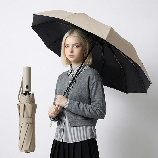 어반플렉스 3단 자동 우산 접이식 양산