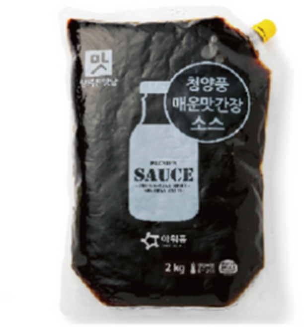 아워홈 청양풍 매운맛 간장 소스 2kg, 1.8kg, 1개