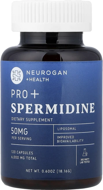 새해 첫좋은선물 Neurogan Health Pro+ 스페미딘 캡슐 120정 18.16g(0.6oz) 제대로 할인합니다, NeuroganHealthPro스페미딘캡슐120정181, 1개, 18.16g - 쿠팡