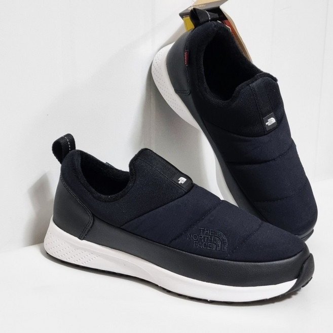 [백화점매장판] 노스페이스 남녀공용 슬립온 따뜻한 겨울 방한화 털신 배달 운동화 워킹화 사무실 털 실내화 아웃도어 구스다운 패딩 신발 안미끄러운 운동화