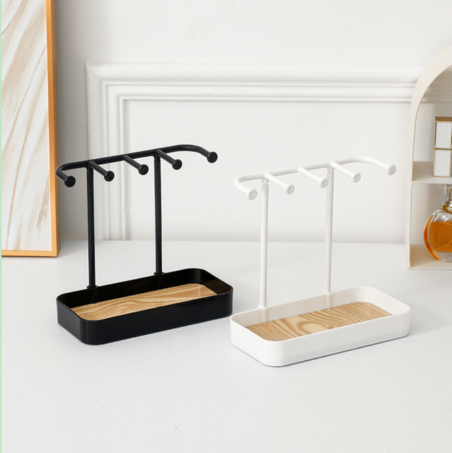 악세사리 쥬얼리 보관 스탠드 진열대 거치대 트레이, 화이트, 1개