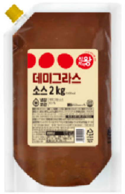 식자재왕 데미그라스소스, 1개, 2kg