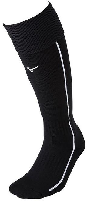 미즈노 여성 야구 소프트볼 하이 삭스 12JXAU4909 - 컬러 블랙 x 화이트 146312, FF