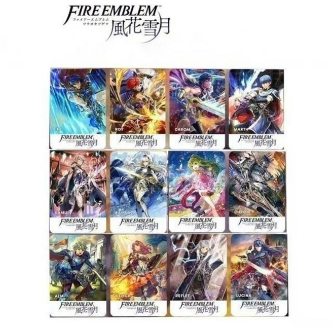 젤다 아미보 카드 파이어 엠블렘 NS 스위치 NFC 카드 태그, 12장 파이어 엠블렘