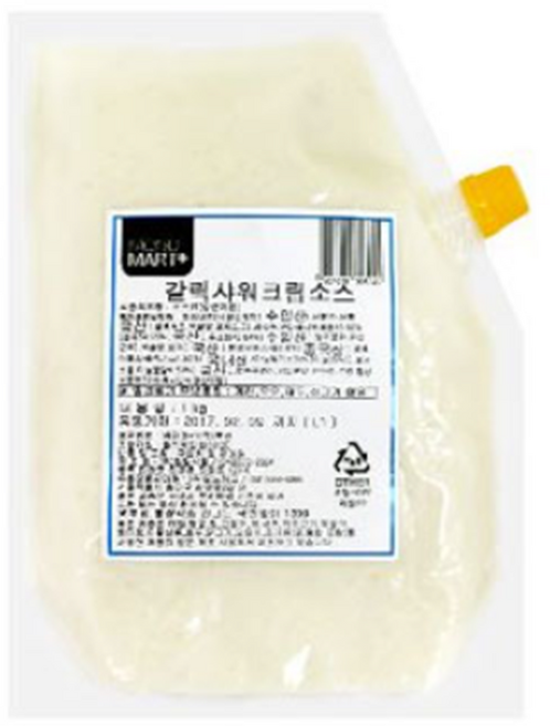 모노 갈릭샤워크림소스 1kg, 1개