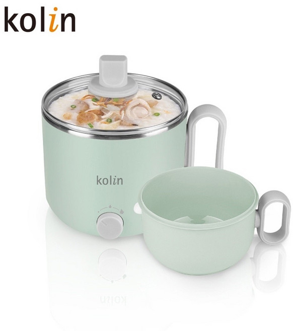 KOLIN 歌林 1.5L 多功能美食料理鍋, 薄荷綠, KHL-SD2208