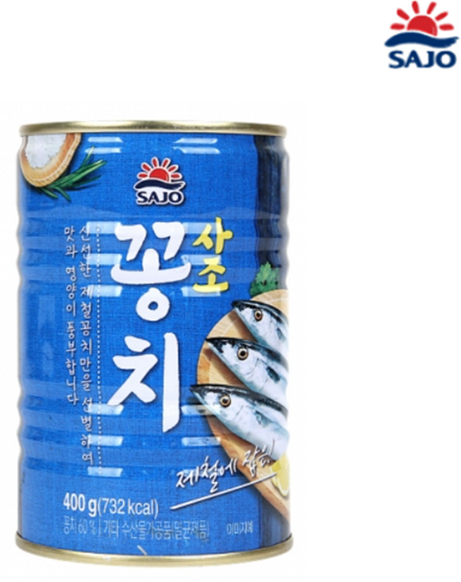 사조 고등어 통조림, 400g, 12개