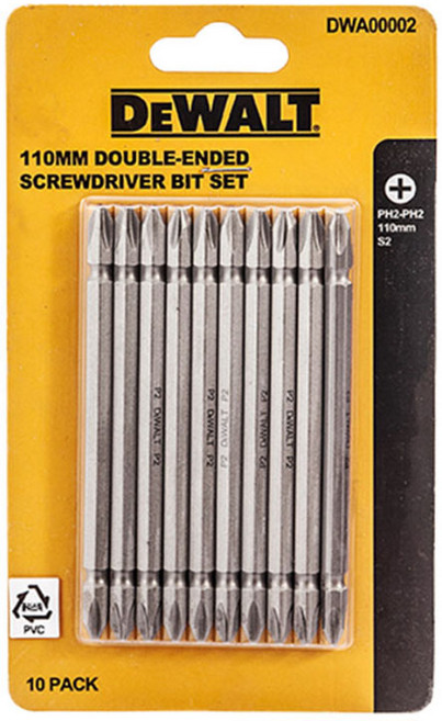 디월트 양날 드라이버 비트 DWA00002, 1세트