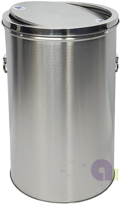 토탈리빙 뱅뱅이스텐휴지통 사이즈선택/스윙휴지통/스텐휴지통/뱅뱅이휴지통/스텐원형휴지통/사무실쓰레기통/실내용쓰레기통, 145L