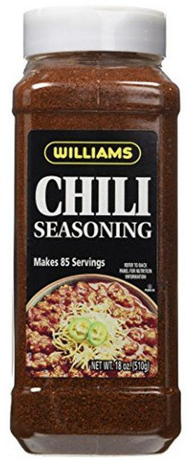 Williams 칠리 시즈닝 믹스 532.3ml(18온스), 1개, 532.3ml
