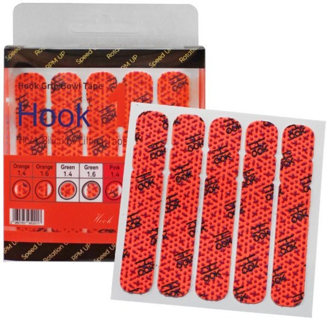 훅 RPM 다목적 실리콘 프리컷 테잎 볼링테이프 중약지 리프팅 강화 인서트테잎 볼링용품, No1. 오렌지