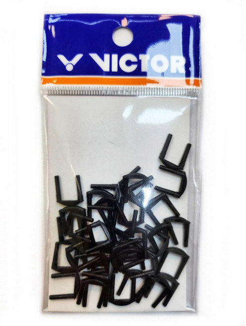 VICTOR 勝利 羽球拍護線釘, 1個, AC302 C2 黑 雙連釘(短)護線釘, AC302 C2