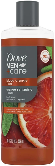 도브 멘+케어 바디 워시 블러드 오렌지 + 세이지, 1개, 532ml - 쿠팡