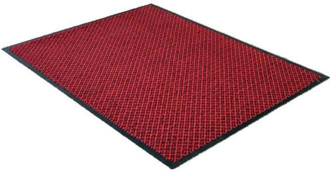 아파트 입구 발판 현관매트 90x150cm 눈 고무바닥 레드 발걸림방지 승강기앞, 그린, 1개