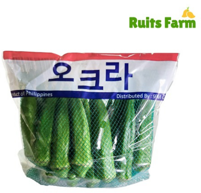 [루츠팜] 필리핀 생오크라 250g 생 오크라 오쿠라 오크리 bhindi okra, 1개