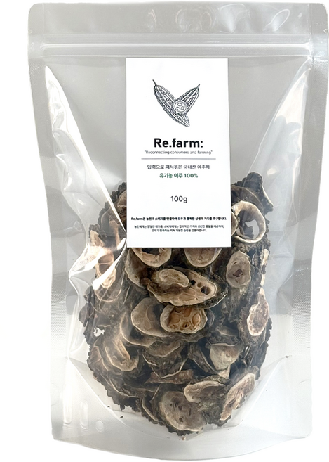 리팜 유기농 여주100% 압력으로 쪄서 볶은 여주차, 1개, 1개입, 100g