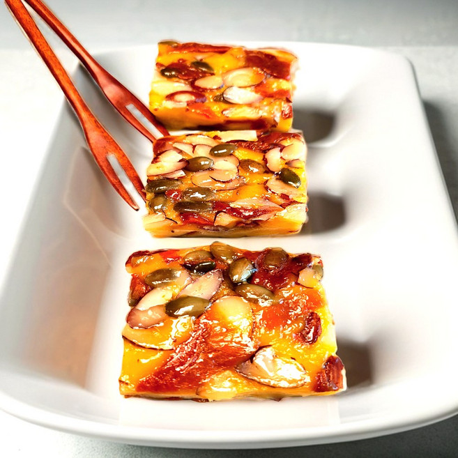 해담 견과류호박찰떡(냉동), 50g, 40개