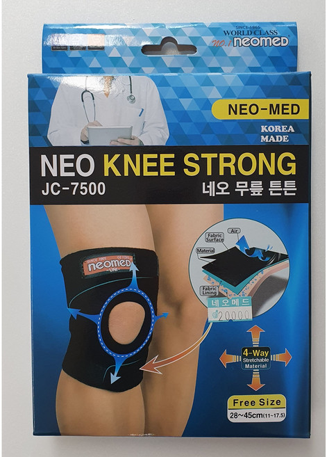 무릅보호대 네오메드 jc-7500 무릎튼튼 프리 사이즈, 1개