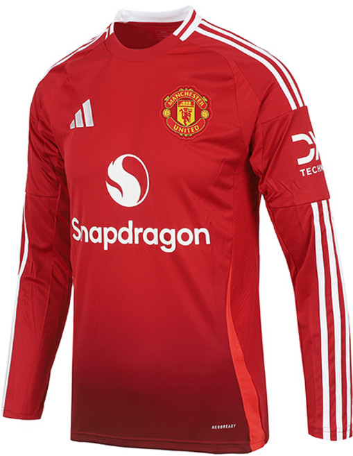 아디다스 맨체스터 유나이티드 202425 홈 저지 긴팔 유니폼 맨유 (IT1971)