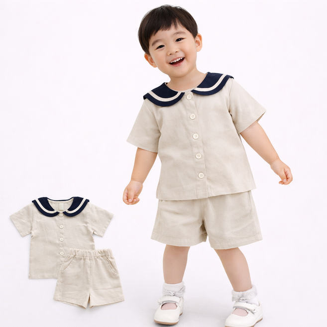 바지세트 아동 상하복 나시 세트 여름 데일리룩 통기성 냉감 소재 외출복 실내복