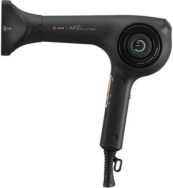 JMW 에어컬렉션 더 블랙 터보 항공모터 헤어 드라이기 프리미어 에디션