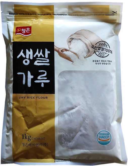 청은 생쌀가루 국산멥쌀100% 1kg 쌀가루, 2개