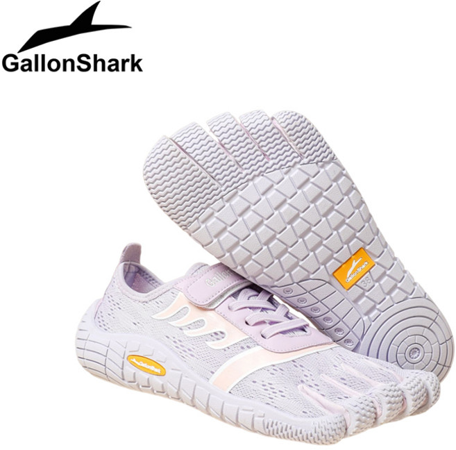 GallonShark 5손가락 운동화 망사 소재 미끄럼 방지 요가 프라테 야외 활동용