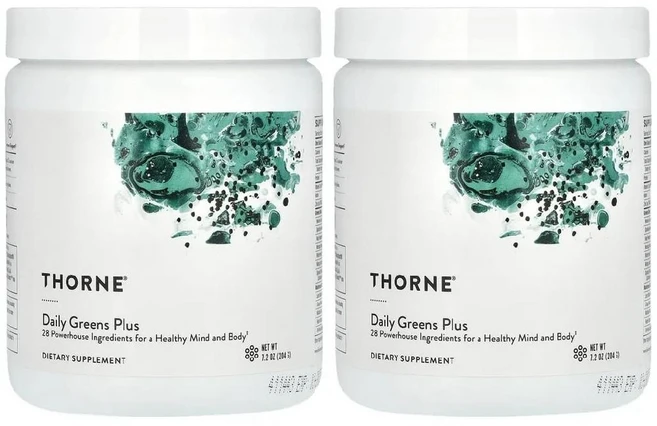 쏜 데일리 그린플러스 204g 2통 스피룰리나 아답토젠 홍경천 퀘르세틴, 2개 - 쿠팡