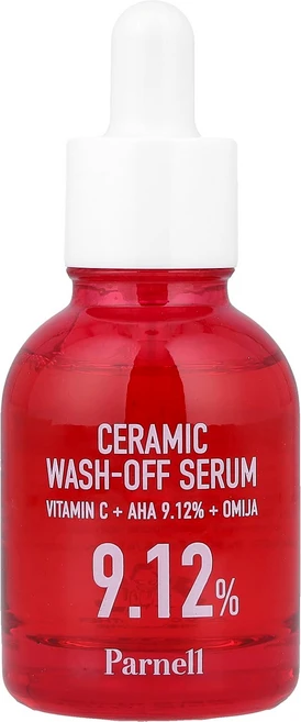 Parnell AHA 9.12 오미자 세라믹 워시오프 세럼 30ml(1.01fl oz) PNA-09247 - 쿠팡