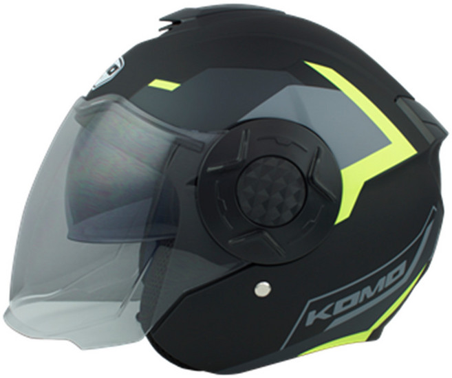 코모6250 작은헬멧 KOMO 6250 소두용 여름헬멧 배달헬멧 출퇴근헬멧 스쿠터 오토바이 헬멧 오픈페이스, L, 무광블랙렉스