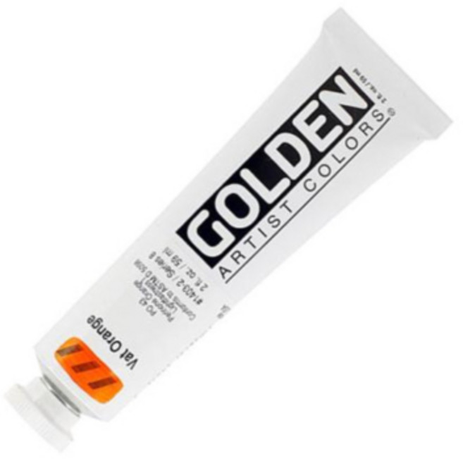 골덴 헤비바디 아크릴물감 시리즈 8 1070 C.P.CadmiumOrange, 59ml, 1색