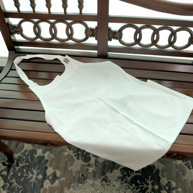 자수마켓/ 자수용 무명 앞치마 / 프랑스자수 손자수 꽃자수, 1개