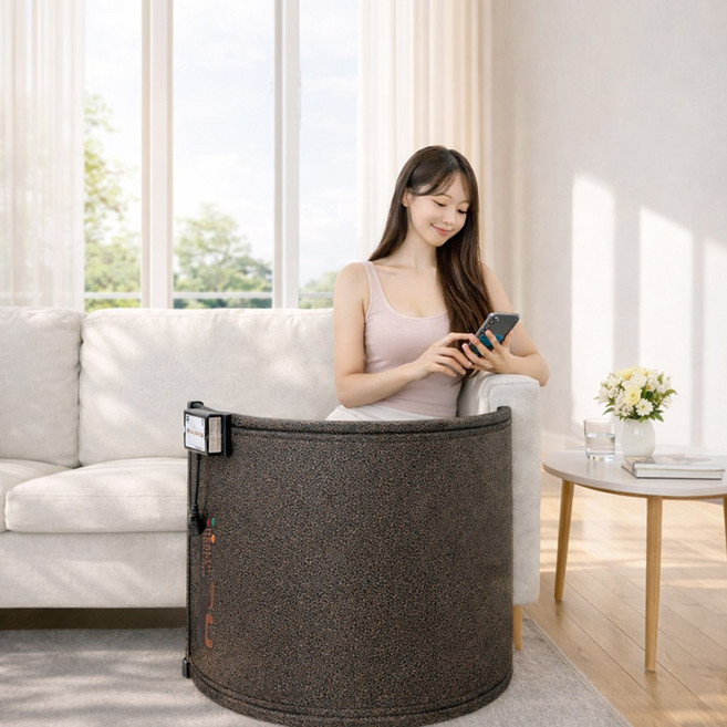 3H 한일온열기 온열돔 원적외선 돔사우나 목 어깨 허리 등 배 복부 그래핀 열돔 전기 찜질기 온열기-그래핀 뉴블랙, 블랙, 그래핀뉴블랙